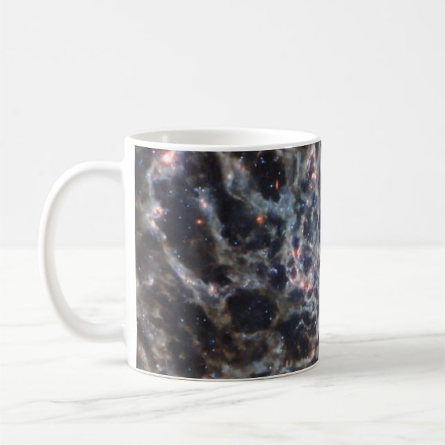 Bones of Galaxy IC5332 from JWST Coffee Mug (Left)