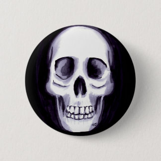 Bones V 6 Cm Round Badge