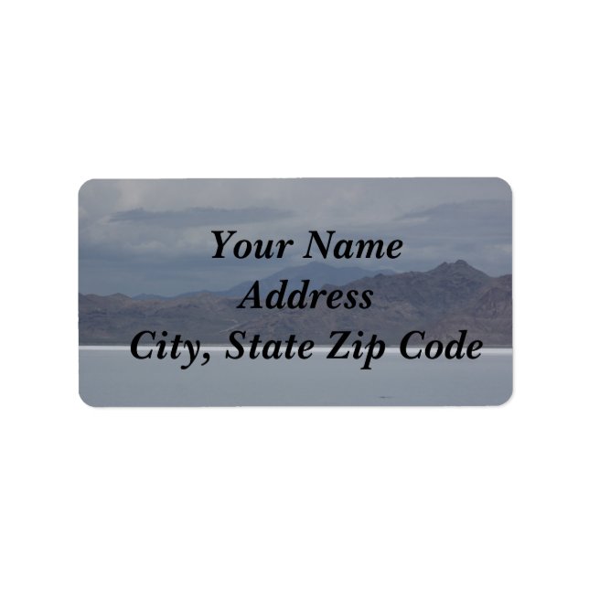 Boneville Salt Flats Labels (Front)