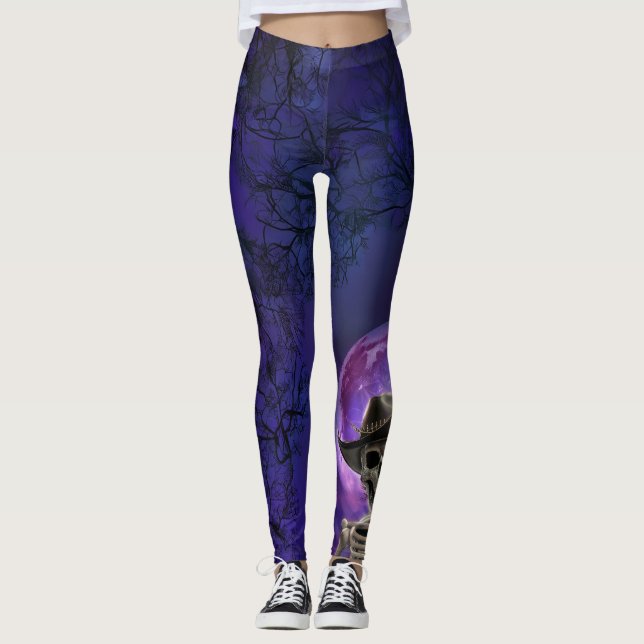 Boney James Dances by Moonlight, Skeleton Leggings (Front)
