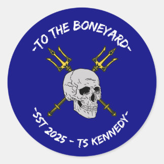 Boneyard Classic Round Sticker