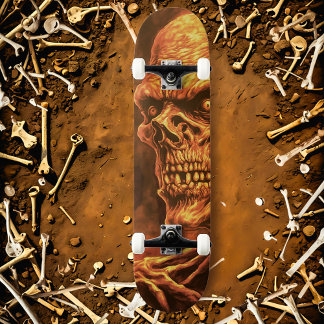 Boneyard Shredder: zombie skeleton Skateboard