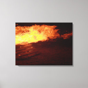 Bonfire Canvas Print