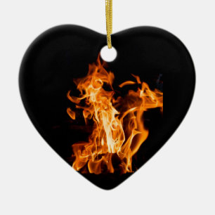 Bonfire Ceramic Tree Decoration