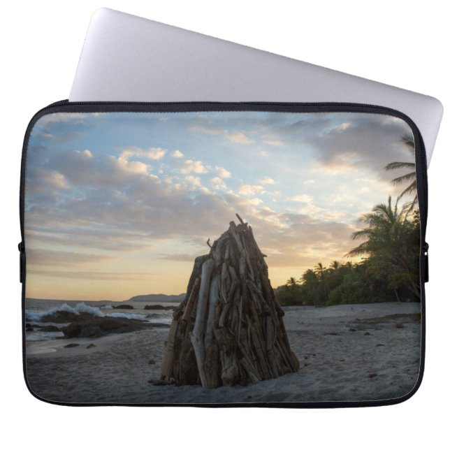 Bonfire In Montezuma Laptop Sleeve (Front)