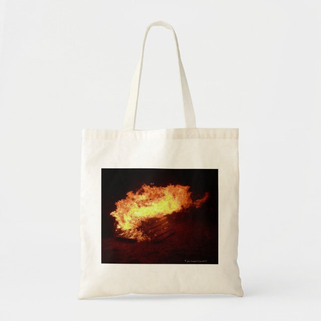 Bonfire Large Tote Bag (Front)