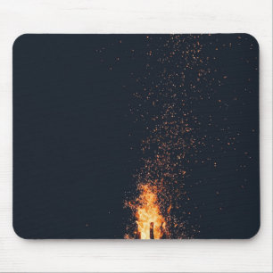 bonfire mouse pad