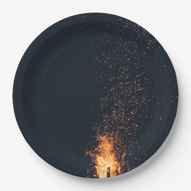 bonfire paper plate (Front)