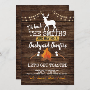 Bonfire Party Invitation