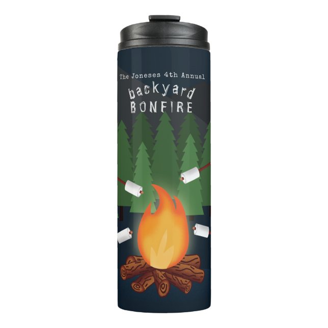 Bonfire Party Thermal Tumbler (Front)