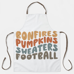 Bonfires and Football Apron