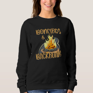 Bonfires Backroads Farm Trucks Country Backyard Ca Sweatshirt