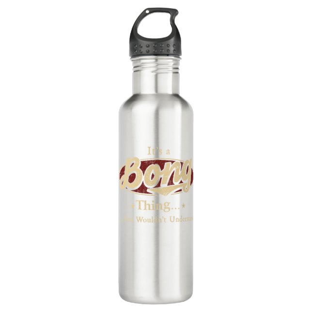 Bong insulated water bottle, Bong water flask 710 Ml Water Bottle (Front)