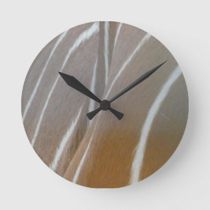 Bongo Antelope Skin Pattern Round Clock