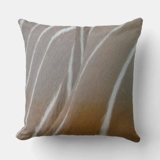 Bongo Antelope Skin Pattern Throw Pillow