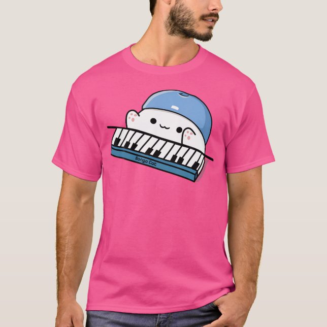 Bongo Cat K-Pop Meow Logo T-Shirt (Front)