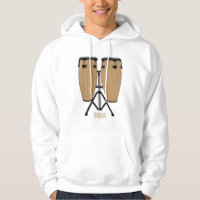 Bongo drum cartoon illustration