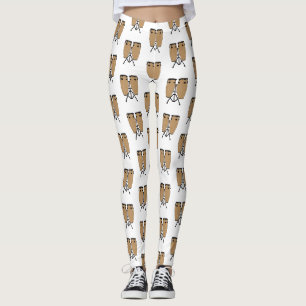 Bongo drum cartoon illustration  leggings