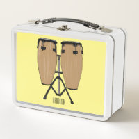 Bongo drum cartoon illustration
