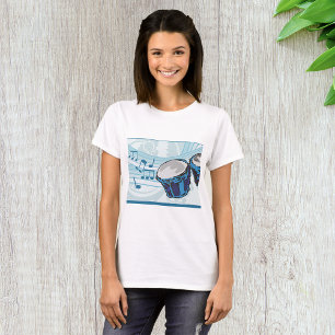 Bongo Drums and Music Notes T-Shirt