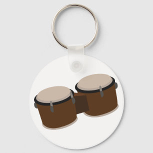Bongo Drums Key Ring