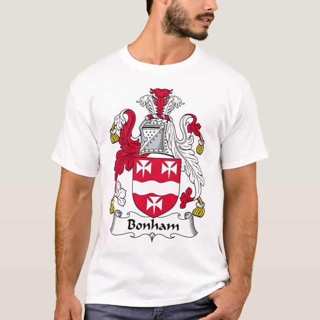 Bonham Family Crest T-Shirt (Front)