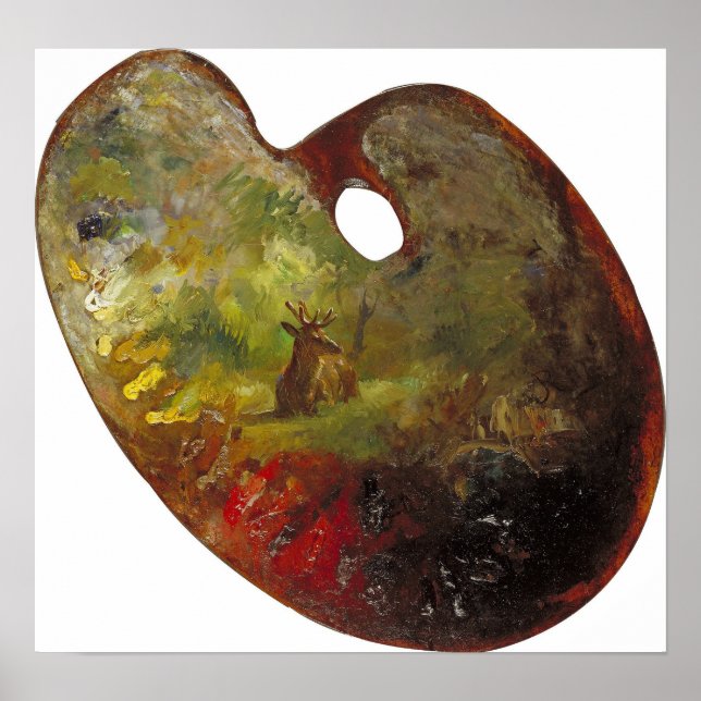 Bonheur - Artist's Palette Poster (Front)