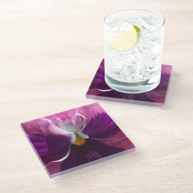 Bonheur Glass Coaster (Angled)