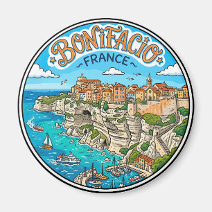 Bonifacio, Corsica, France France Magnet