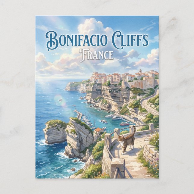 Bonifacio France Postcard (Front)