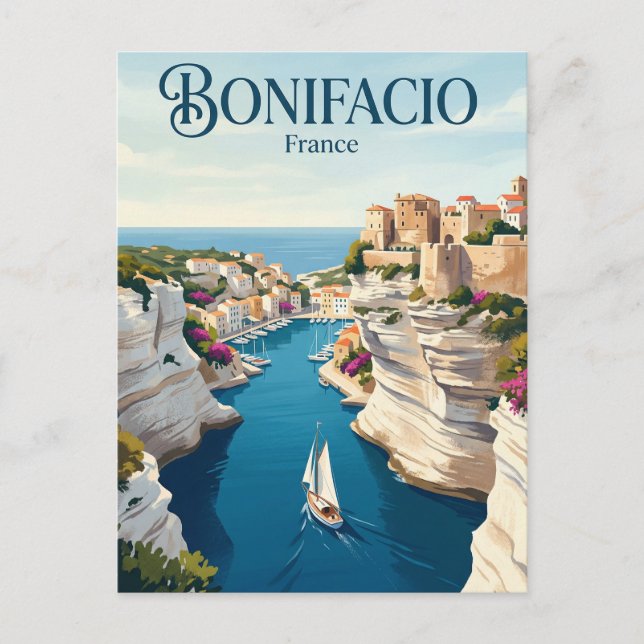 Bonifacio France Postcard (Front)