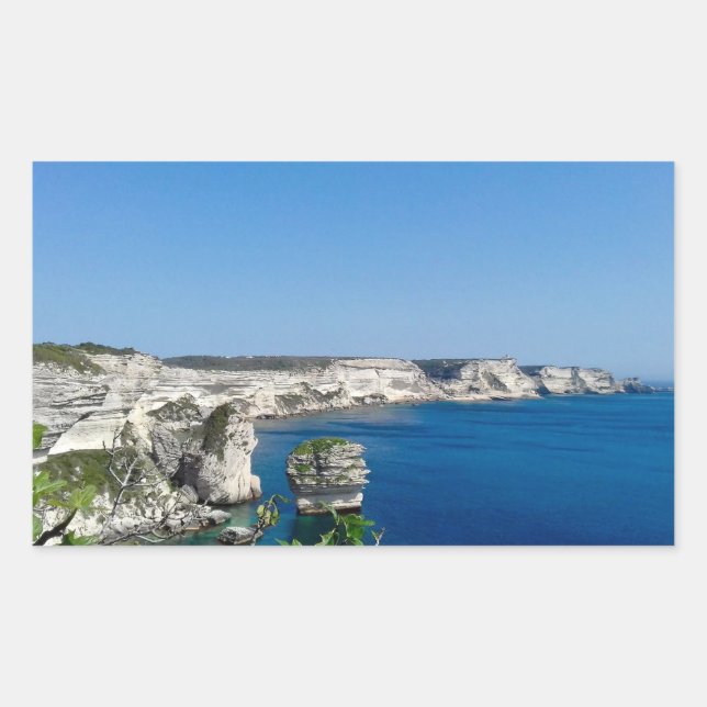 Bonifacio in Corsica Rectangular Sticker (Front)