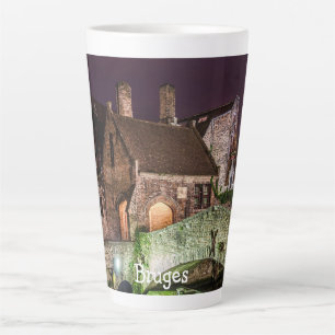 Bonifacius Bridge in Bruges Latte Mug