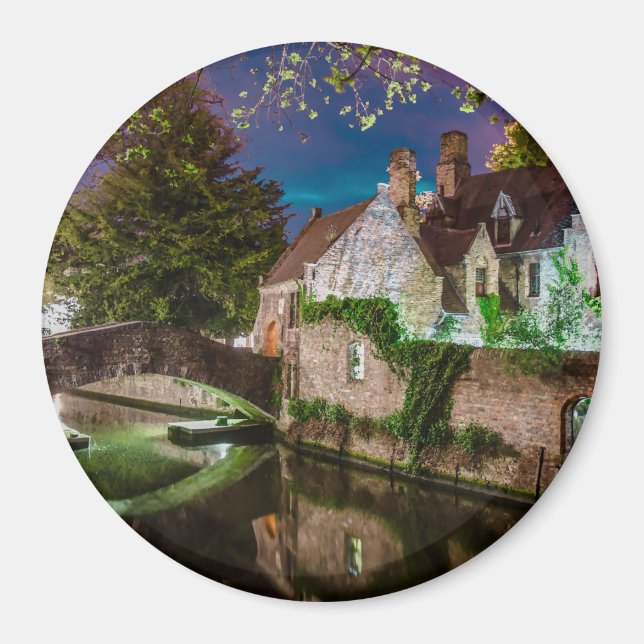 Bonifacius Bridge in Bruges Magnet (Front)
