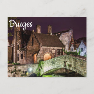 Bonifacius Bridge in Bruges Postcard