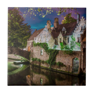 Bonifacius Bridge in Bruges Tile