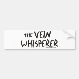 Bonified_Nurse_-_the_vein_whisperer2 Bumper Sticker