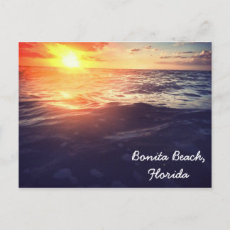 Bonita Beach Sunset postcard