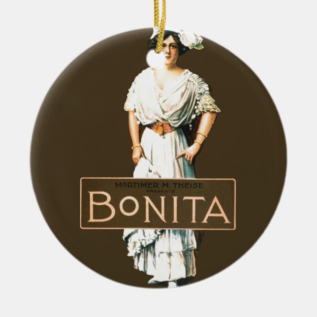 bonita ceramic tree decoration (Front)