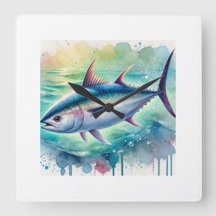 Bonito del Norte 060924AREF137 - Watercolor Square Wall Clock