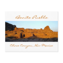 Bonito Pueblo Chaco Canyon at Sunset