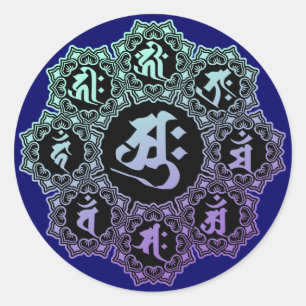 Bonji Eto 1 Classic Round Sticker