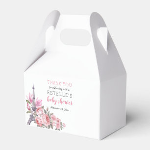 Bonjour Bebe Floral French Baby Shower Favour Box