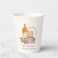 Bonjour Bébé French Macarons & Milk Baby Shower