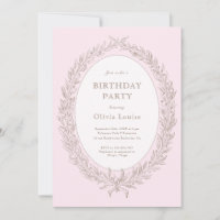 Bonjour Bebe French Patisserie Birthday Party Pink