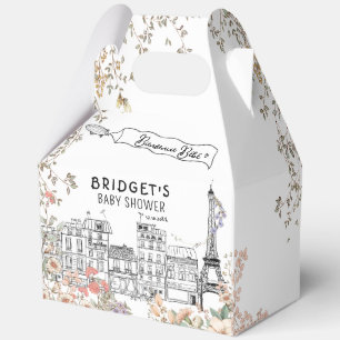 Bonjour Bebe Gender Neutral Baby Shower Favour Box