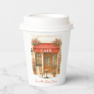Bonjour Bebe Paris French Cafe Baby Shower Paper Cups