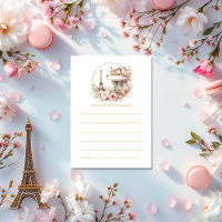 Bonjour Bébé Parisian Café Baby Shower