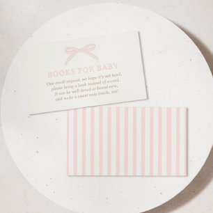 Bonjour Bébé Pink Paris Eiffel Books for Baby Enclosure Card