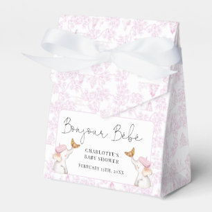Bonjour Bebe Romantic French Girl Baby Shower Favour Box